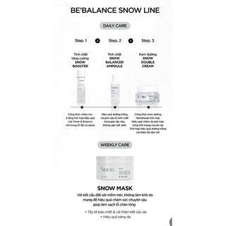 Combo 2 sản phẩm Snow Line dưỡng sáng da chuyên sâu - Bebalance