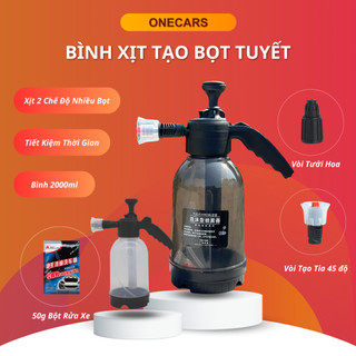  Bình Xịt Tạo Bọt Tuyết Rửa Xe Ô Tô  Xe Máy Cầm Tay Tiện Dụng Bọt Rửa Xe Không Chạm 