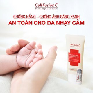  Kem Chống Nắng Cho Da Nhạy Cảm Cell Fusion C Derma Relief Sunscreen 100 SPF 50+/PA+++ (35ml)