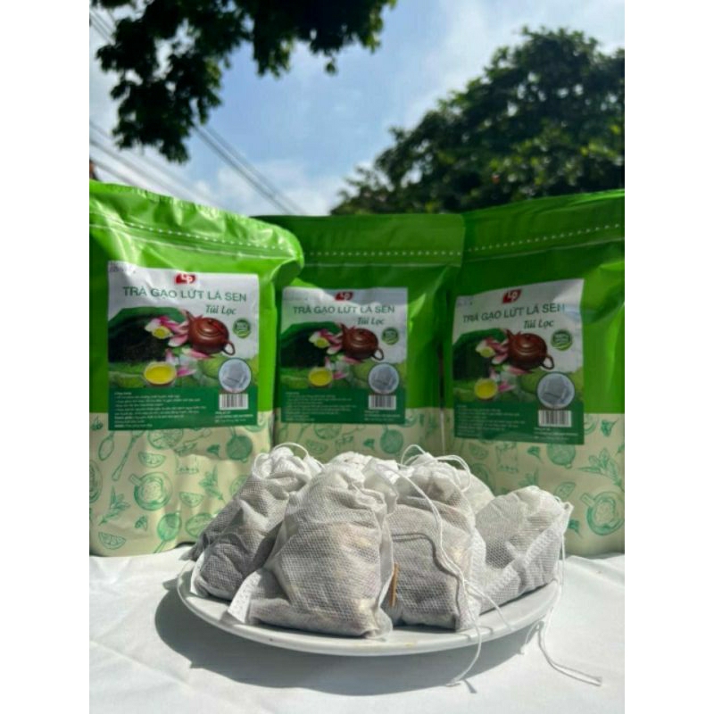 Trà Gạo Lứt Lá Sen 400gr