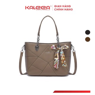 Kaleea - Túi Xách Nữ Công Sở Size To Đeo Chéo, Khoác Vai Chất Da Cao Cấp Hàng Thiết Kế (Tặng khăn thắt nơ) - X57