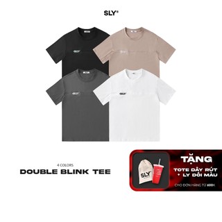 Áo thun cổ tròn SLY Double Blink 4 chiều | 4 màu