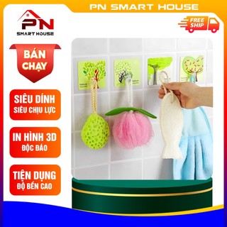 Móc dán tường siêu dính chịu lực hình 3D, Móc dán siêu dính