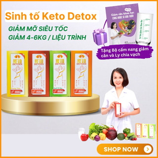 Combo 10 Hộp Keto Detoxx TẶNG 1- Giảm Cân Nhanh SAU SINH, GIẢM CÂN CHO CẢ NHÀ {CHÍNH HÃNG}