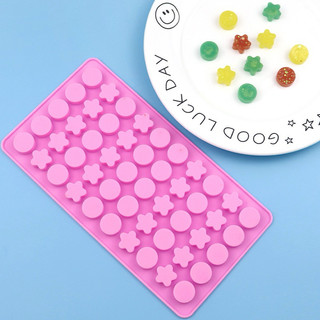 Khuôn silicon làm kẹo chíp chíp, khuôn silicon làm socola hình ngôi sao 5 cánh