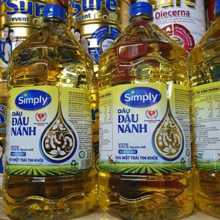 DẦU SIMPLY ĐẬU NÀNH 2 LÍT /BÌNH