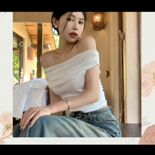 An Tây Store 68 Áo Thun Bệt Vai, Trễ Vai Tay Ngắn Chất Liệu Thun Co Giãn #1101