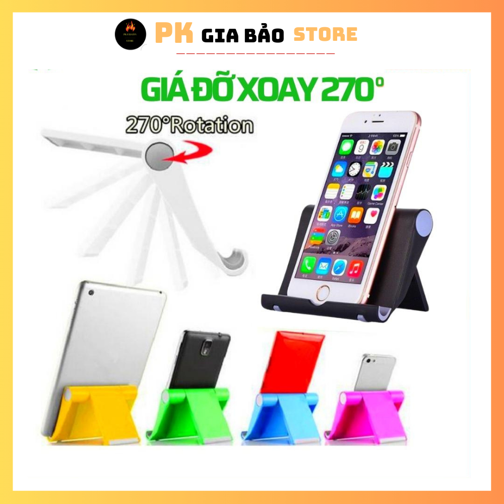 Giá đỡ điện thoại, máy tính bảng, iphone, ipad đa năng, chắc chắn, xoay 270 độ tiện dụng #PK SÀI GÒN