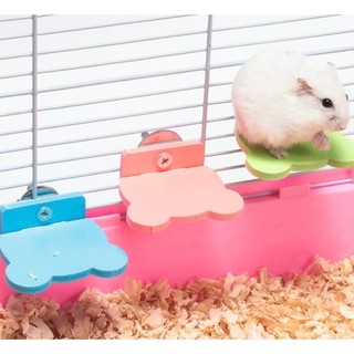 Bậc thang gắn lồng hamster hình gấu