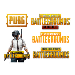 Hình dán logo PUBG, hình dán sticker PUBG, hình dán decal game mobile