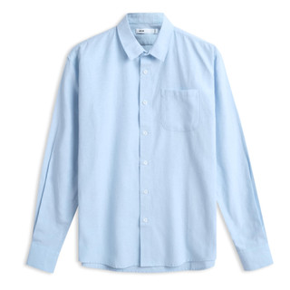 Áo Sơ Mi Nam Hafos GENTLE tay dài trơn chuẩn form Menswear , Sơ Mi Oxford Nam dài tay đứng form nam tính