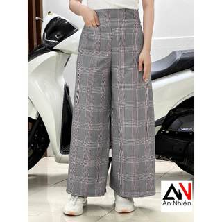 Quần chống nắng ống rộng 1 lớp cố định dán+nút eo từ 65-80cm dài 98cm [được chọn mẫu]