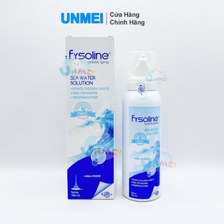 (Dạng Xịt) Nước Muối Fysoline Isotoni Sparay 100ml - Vệ sinh mũi hàng ngày -Dùng cho bé từ 3 tháng tuổi