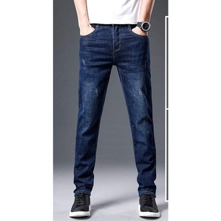 Quần jeans nam co giãn, quần bò nam dáng ôm chuẩn form chất vải co giãn,cào xướt nhẹ