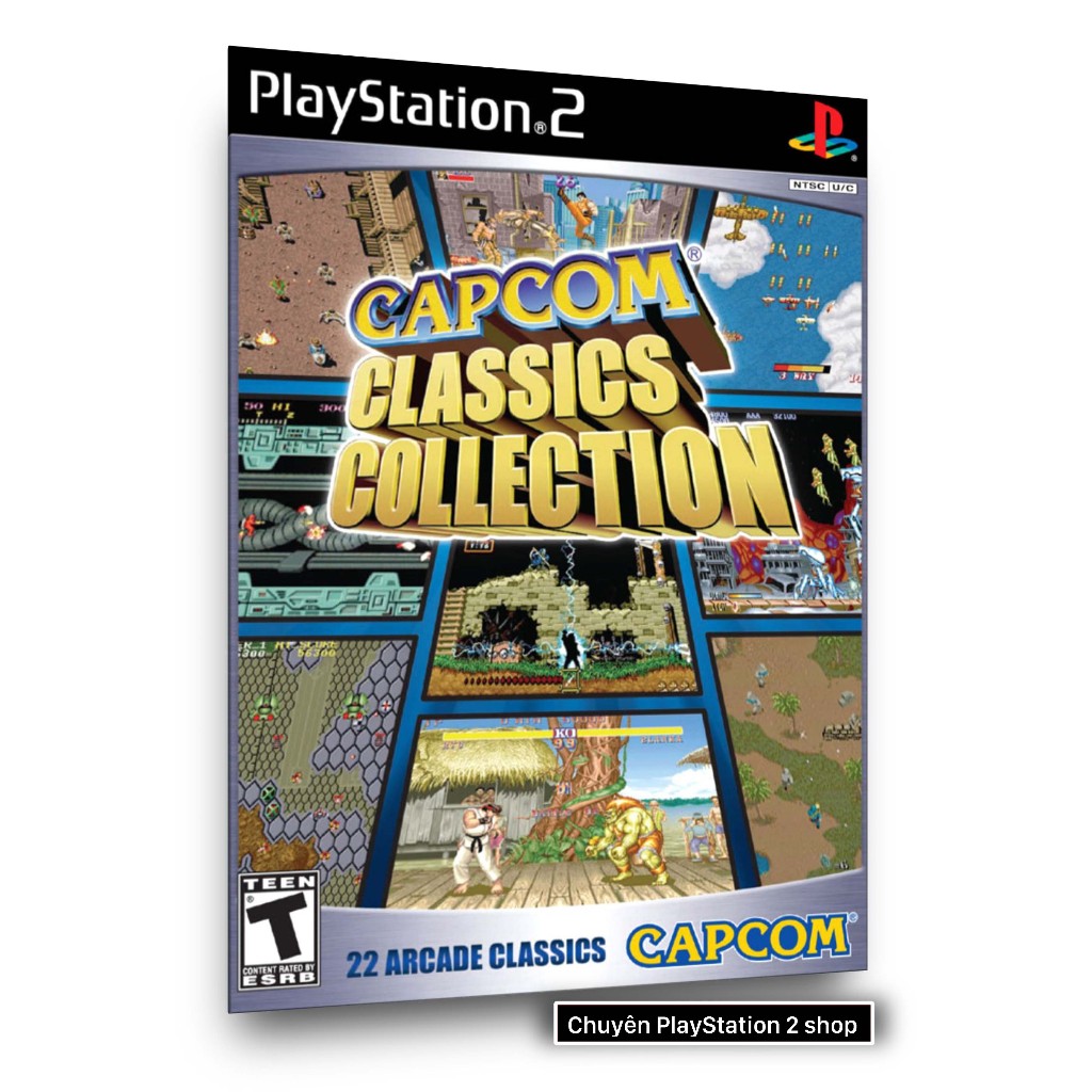 Đĩa game PS2,Capcom Classics Collection Vol. 1 (cổ điển) cho máy PS2