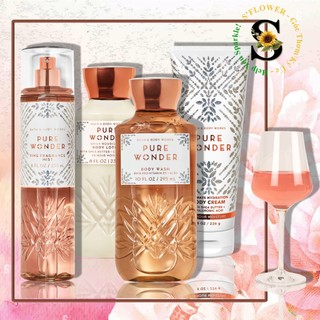 🌸 PURE WONDER | Bộ Sản Phẩm Gel Tắm -  Dưỡng Thể - Xịt Thơm Nước Hoa Toàn Thân Bath & Body Works Body Care