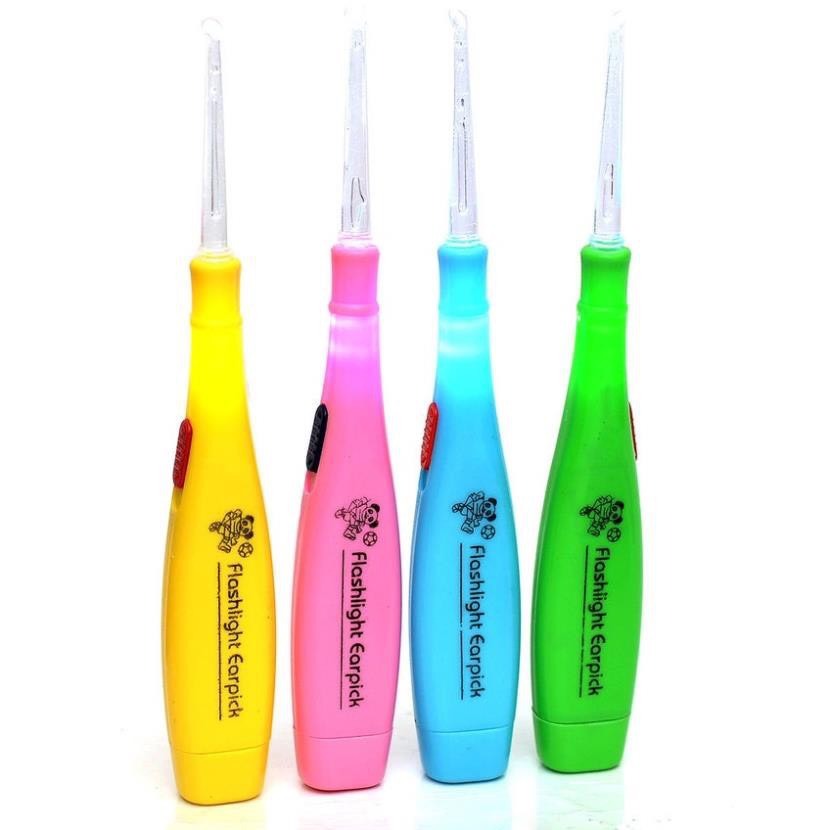 Cây Lấy Ráy, Móc Tai Cho Bé Có Đèn, Dụng Cụ Lấy Ráy Tai Thông Minh Đèn Led An Toàn Tiện Lợi