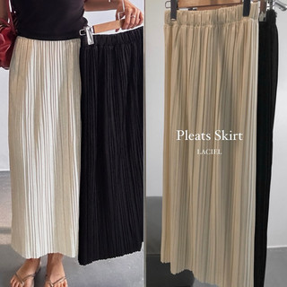 PLEATS SKIRT (2 Colors) -LACIEL