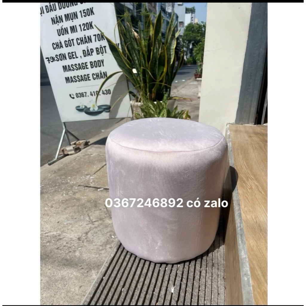Gía Xưởng Mới Về Ghế Đôn Sofa - Bàn Trang Điểm Màu Xám Cao 40cm Đường kính 33cm Hoàn tiền 100% nếu khách không hài lòng | BigBuy360 - bigbuy360.vn