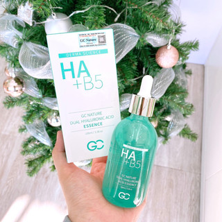 Serum cấp ẩm phục hồi da ha + b5 gc nature dual hyaluronic acid essence 100ml hàn quốc