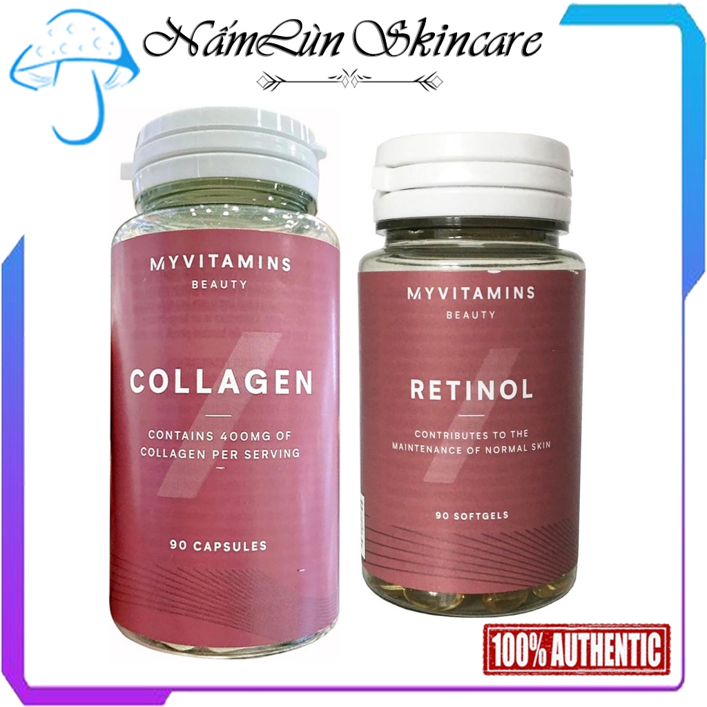 Viên Uống Collagen MyVitamins , Viên Uống Retinol Myvitamins Dạng Viên