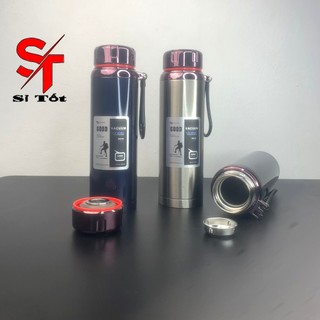 Bình Giữ Nhiệt  Cao Cấp, Chất Liệu 2 Lớp Inox 304 Giữ Ấm 8 – 12 Tiếng Giữ Lạnh Tới 24 Tiếng Dung Tích 1 Lít Mã 8185