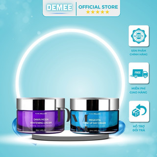 Combo Kem Ngày + Đêm Kem dưỡng trắng, mờ nám Pure Mellow 50G