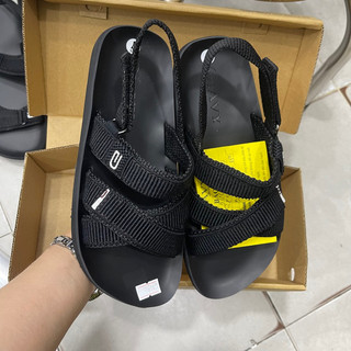 Giày quai hậu nam Giavy kiểu quai chéo (Sandal Gia Vy SL345 quai vải dù, đế cao su truyền thống ít trơn thịnh hành)