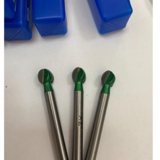 Mũi mài quả đào 6mm - mũi mài phay phá tỉa gỗ đầu tròn cán 6