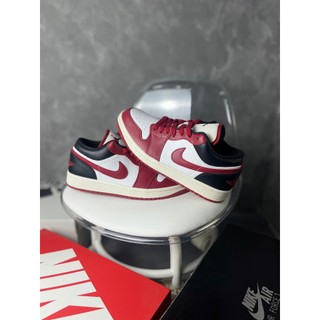 (Chính Hãng) Giày Jordan 1 Low Reverse Black Toe DC0774-160