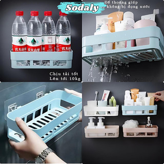 KỆ ĐƠN DÁN TƯỜNG ĐA NĂNG CHỮ NHẬT TIỆN LỢI KÈM MIẾNG DÁN SIÊU CHẮC