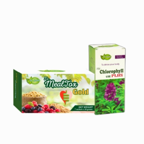 Combo mini Diệp lục TH Health và Mealtox Gold