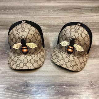 Mũ lưỡi trai gucci nam cao cấp form dáng chuẩn ôm đầu in hình con ong vàng