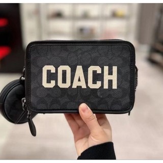✨✨charter crossbody in signature canvas with coach graphic✨✨cp269🌟túi c.oach nam đơn giản dễ dùng