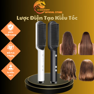Lược Điện Chải Tóc Tạo Kiểu 3in1 Đa Năng - Máy Uốn Duỗi Ép Tóc Tạo Kiểu Chuyên Nghiệp (Cherry Store)