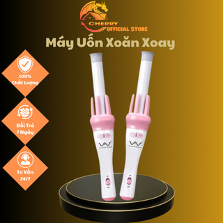 Máy Uốn Tóc Xoăn Tự Động Tặng Lược Và Kẹp Tóc, Máy Uốn Tóc 360 Độ Làm Tóc Đẹp Nhẹ Nhàng Chuẩn Salon(Cherry Store)