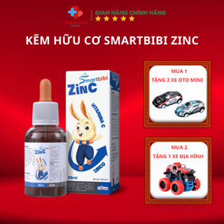 Kẽm hữu cơ Smartbibi Zinc cho bé bổ sung kẽm bisglycinate giúp hỗ trợ trẻ