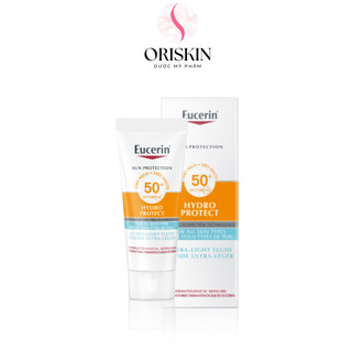 Sample Eucerin Kem chống nắng làm mát da và không gây nhờn rít cho da nhạy cảm Eucerin Hydro Ultra Light SPF 50+ 5ml