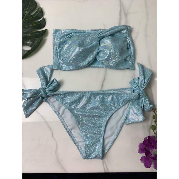 Bikini 2 mảnh áo xoắn cup ngực quần buộc nơ [Full Màu] | BigBuy360 - bigbuy360.vn