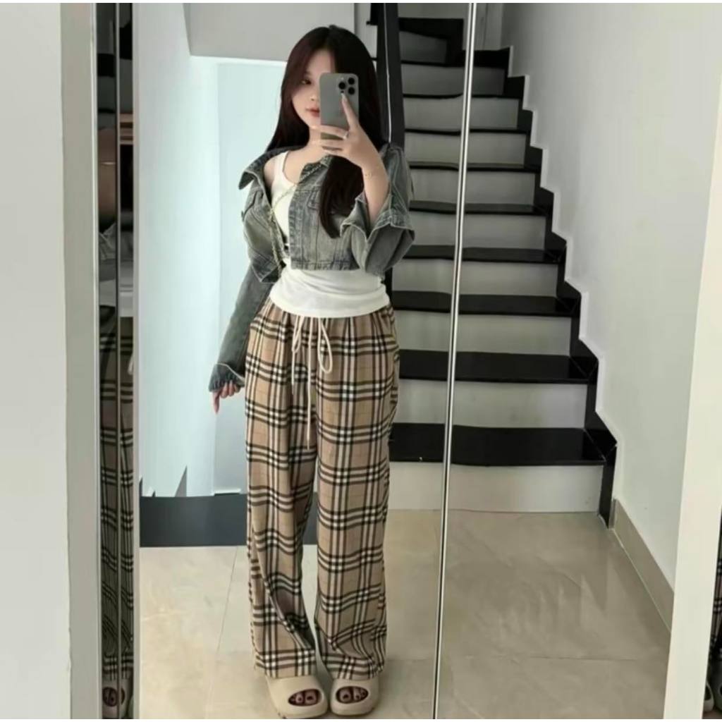 Quần Suông Kẻ B.B.R Thô Mềm Siêu Hot_m030 | BigBuy360 - bigbuy360.vn