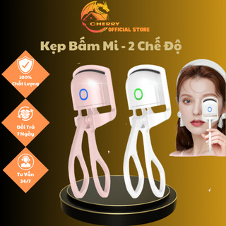 Máy Uốn Mi Điện Mini Giữ Nếp Lâu Hơn Bằng Hai Chế Độ Nhiệt(Cherry Store)
