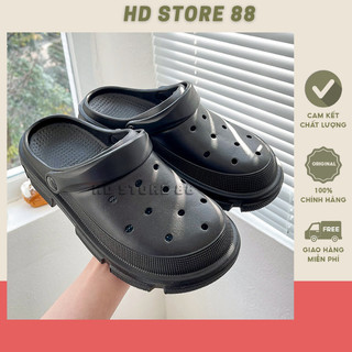 Dép crossHD , dép sục nữ nam duet hàn quốc đi mưa cao cấp đẹp nhất  stiker ngẫu nhiên theo dép