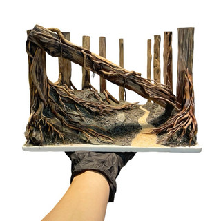 Aquascape Rừng Ver.17 | Điểm Nhấn Nghệ Thuật Chế Tác Gỗ Lũa Thủ Công Cho Bể 20-40cm | RF Aquarium