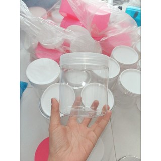 (COMBO 10)HỦ ĐỰNG KEM TRONG SUỐT 500GR