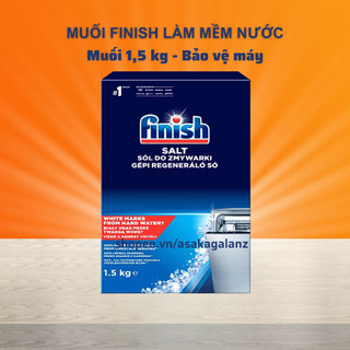 Muối rửa bát Finish 1,5kg - Chính Hãng
