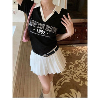 Áo Thun Croptop Cổ Bẻ 1952