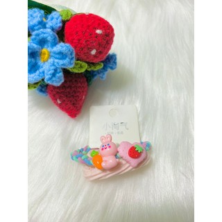 Set 2 cột tóc dễ thương mix màu charm thỏ