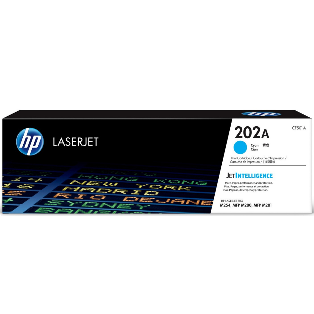 Mực In HP 202A màu xanh Cyan Original LaserJet Toner Cartridge (CF501A)