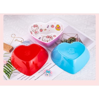 🌸CHÉN BÁT TÔ HÌNH TRÁI TIM HELLO KITTY DOREMON