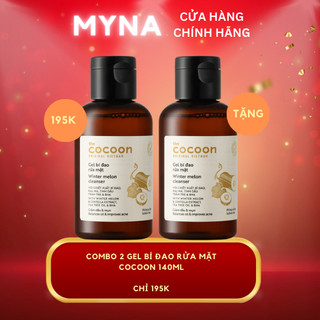 Combo 2 Gel bí đao rửa mặt Cocoon 140ml